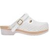 SCHOLL SHOES Clog S/comf.b/s Ce Bycast Bis Unisex White Woods Bianco 44