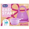 CHICCO (ARTSANA SPA) Chicco Set Pappa Silicone 6m+ Rosa