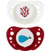 CHICCO (ARTSANA SPA) Chicco Succhietti Air Rosso Lumi Silicone 16-36 Mesi 2 Pezzi