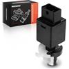 Frankberg Interruttore luce freno a 4 Poli pulsante automatico nero | Compatibile con: i20 PB PBT, Picanto SÌ, Picanto TA, i30 PD PDE PDEN, i10 BA IA