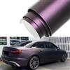 Blueshyhall Pellicola autoadesiva per auto, viola e nero opaco, satinato, colore viola scuro, per interni ed esterni, per auto, moto, biciclette (75 x 152 cm)