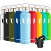 Super Sparrow Borraccia Termica 1L, Bottiglia Termica Senza Perdite - Senza BPA Borracce, per Bambini, Scuola, Sport, Campeggio, Yoga, Palestra, Ciclismo