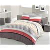 LOVELY HOME Parure da letto in cotone Boogie, corallo, 220 x 240 cm