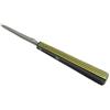 Güde Solingen Multiuso Bordo seghettato, Coltelli universali da Cucina, 10 cm, Uni, Pom, Chrome Steel, Nero/Giallo