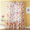 CHF Sabel - Tenda singola a pannello con tasca per bastone, stampa floreale ad acquerello, 213,4 cm, multicolore