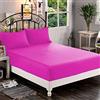 Elegant Comfort 1500, Lenzuolo con angoli profondi (40,64 cm), di qualità alberghiera, in morbida microfibra, resistente alle pieghe e allo sbiadimento, per letto matrimoniale, fucsia