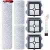 Heykewi Spazzole a Rullo e Filtro HEPA Ricambi per Accessori per Roborock Dyad Pro/Dyad Pro Combo Aspirapolvere Senza Fili, 3 Spazzole a Rullo, 3 Filtro HEPA, 1 Spazzola per la Pulizia