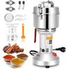 MINENICE 500G Mulino Elettrico per Cereali, 220V Mulino per Cereali Macina Ultrafine 36000 giri/min Mulino per Cereali con tre Lame per Erbe Aromatiche, Spezie, Noci, Cereali, Polvere di Erbe Aromatiche