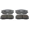 FERODO Kit pastiglie freni Anteriore non predisposto per visualizzazione avviso usura senza accessori FDB759 Compatibilità con DAIHATSU TERIOS J2, MITSUBISHI COLT IV CAA