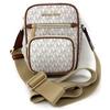 Michael Kors Borsa a tracolla Jet Set Medium Signature Logo Vanila, Vaniglia., Small