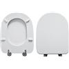 Hidra Copriwater Hidra Memory compatibile in poliestere bianco