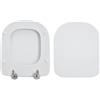 Ceramica azzurra Copriwater Azzurra Iris compatibile in poliestere bianco