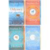 Foblit ltd Stephen Fry Greek Myths Series 4 Books Collection Set (Mythos, Heroes, Troy & Odyssey)