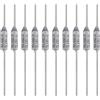 ALLECIN 10 Pezzi Fusibile Termico 157 Gradi Celsius 10A 250V AEC157E 157℃ Fusibili Termici Disgiuntori