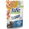 Life Cat Natural Soup Salmone in Brodo con Tonno - Bustina Da 60 Gr