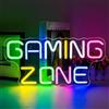 ineonlife Gaming Zone - Cartello neon, per giochi e giochi, dimmerabile, per decorazione da parete, scritta a LED per giochi per bambini, segno neon per giochi, sala giochi, grotta da uomo, regali per