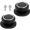 Pomelli Per Coperchio Pentola - 4 Pezzi - Resistente Al Calore - Facili Da Installare - Nero