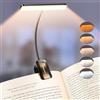 Glocusent 26 LEDs Luce per Lettura Libri a Letto, Lampada Luce da Lettura per Libro USB-C Ricaricabile con 5 Colore e 5 Luminosità, 360° Regolabile Lampada Libro per Notturna (Nero)