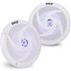 Pyle Altoparlanti Marini, Casse Audio Impermeabili da 13,34 Centimetri, Speaker Design a Profilo Basso, Potenza 180 Watt, 1 Coppia