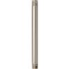 Kichler Lighting 360000 Ni ventilatore da soffitto 30,5 cm Downrod, finitura in nichel spazzolato