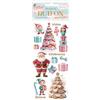 Rub-on Candy Christmas Santa Claus Stamperia