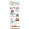 Rub-on Candy Christmas snowglobes Stamperia