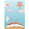 Carta di riso Candy Christmas trenino Stamperia