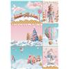Carta di riso Candy Christmas cartoline Stamperia