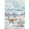 Carta di riso The Owl's House fauna montana Stamperia