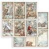Carta Scrap The Owl's House 6 cards Stamperia