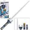 Star Wars Lightsaber Forge, Spada Laser Giocattolo di Ahsoka Tano, di Colore Bianco, allungabile, Giocattolo per Gioco di Ruolo Personalizzabile, dai 4 Anni in su