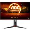 Aoc Monitor PC Gaming 27 1920 x 1080 Pixel Full HD Fast VA 280 Hz Luminosità 300 cd/m2 Risposta 0,5 ms colore Nero - G2 27G2ZN3/BK