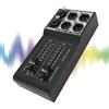 Bewinner Controller Volume Passivo Interamente in Metallo, Controller Volume Altoparlante Passivo 1 in 2 Uscite, Controller Volume Stereo con Fader Esteso da 70 Mm per Studio e System