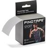 PINOTAPE Nastro di pino Pro Sport kinesiologia nastro diversi colori e Designs 5 cm x 5 m tipo pelle - argento