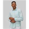 Vilebrequin Camicia Azzurra In Lino Da Uomo Vilebrequin Caroubis
