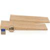 Tolux Zeppa in Legno, Zeppa in Legno Duro, Cuneo di Montaggio, Cunei di Livellamento, Fermaporta in Legno, Strumento utile in costruzione e vari progetti fai-da-te, dimensioni 65x20x6 mm, 10 pezzi