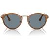 Persol Occhiali da Sole PO3166S 960/56 Terra di Siena/Azzurro Unisex