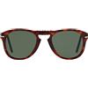 Persol Occhiali da Sole PO0714 24/31 Folding Havana/Verde Unisex