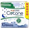 FATER SPA Lines Cotone Bio Ultra Notte 10 Pezzi