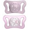 CHICCO (ARTSANA SPA) Chicco Succhietto Micro Girl Silicone 0-2m 2 Pezzi