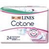 FATER SPA Lines Cotone Bio Salvaslip Ripiegati 24 Pezzi