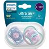 PHILIPS SPA Avent Ultra Air Ciuccio Ortodontico 6-18 Mesi Pesce Palla/cavalluccio Marino 2 Pezzi