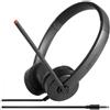 LENOVO - Cuffie Analogiche Stereo Microfono Colore Nero