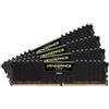 CORSAIR - Memoria Dimm Vengeance LPX 16 GB (4x 4 GB) DDR4 3000 MHz CL16 Colore Nero