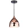 V-TAC - Lampadario Pendente Cromato A Sospensione E27 Metallo Oro Rosa Vt-8170 3714