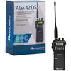 MIDLAND - Alan 42 Ds Cb Radio Ricetrasmittente Portatile Am / fm Multi Banda Per Tutti I Paesi Eu, Ricetrasmettitore Con Presa Accessori 2 Pin, Squelc