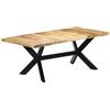 VIDAXL - Tavolo Da Pranzo 200x100x75 Cm In Legno Massello Di Mango