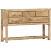 VIDAXL - Credenza 120x30x75 Cm Legno Massello Di Mango