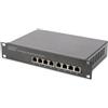 DIGITUS - Switch DN-95317 con 8 Porte Gigabit Ethernet 10/100/1000 PoE+