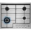 ELECTROLUX - Piano Cottura EGS6434X a Gas 4 Fuochi Gas Colore Acciaio Inox